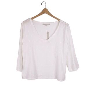 Christy Allen womens NWT white eyelet lace embroidered vintage